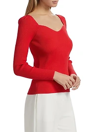 The Soraya Rib-Knit Sweater
