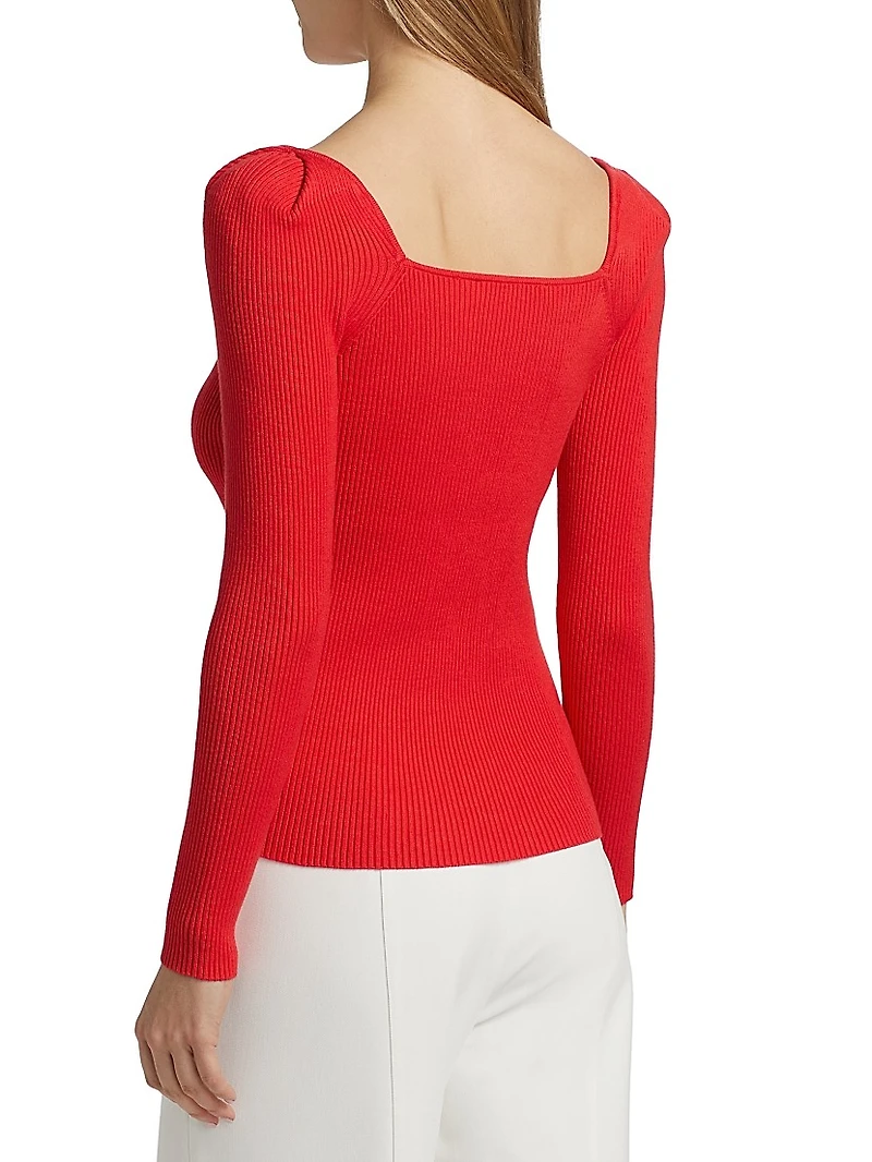 The Soraya Rib-Knit Sweater