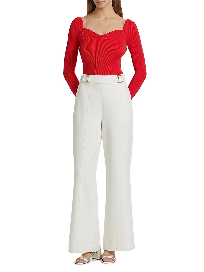 The Soraya Rib-Knit Sweater