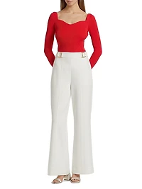 The Soraya Rib-Knit Sweater