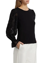 The Mavea Pleated Blouse