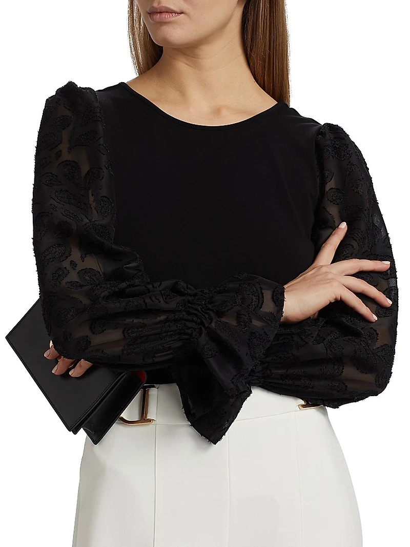 The Mavea Pleated Blouse