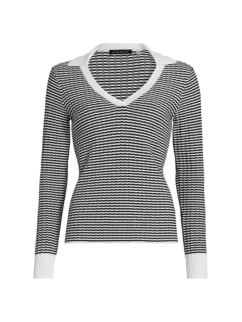 The Carlotta Open Collar Sweater