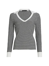 The Carlotta Open Collar Sweater
