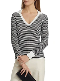 The Carlotta Open Collar Sweater
