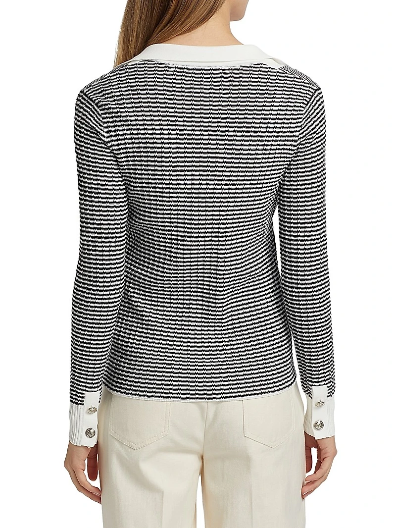 The Carlotta Open Collar Sweater