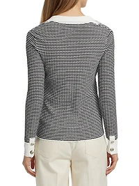 The Carlotta Open Collar Sweater