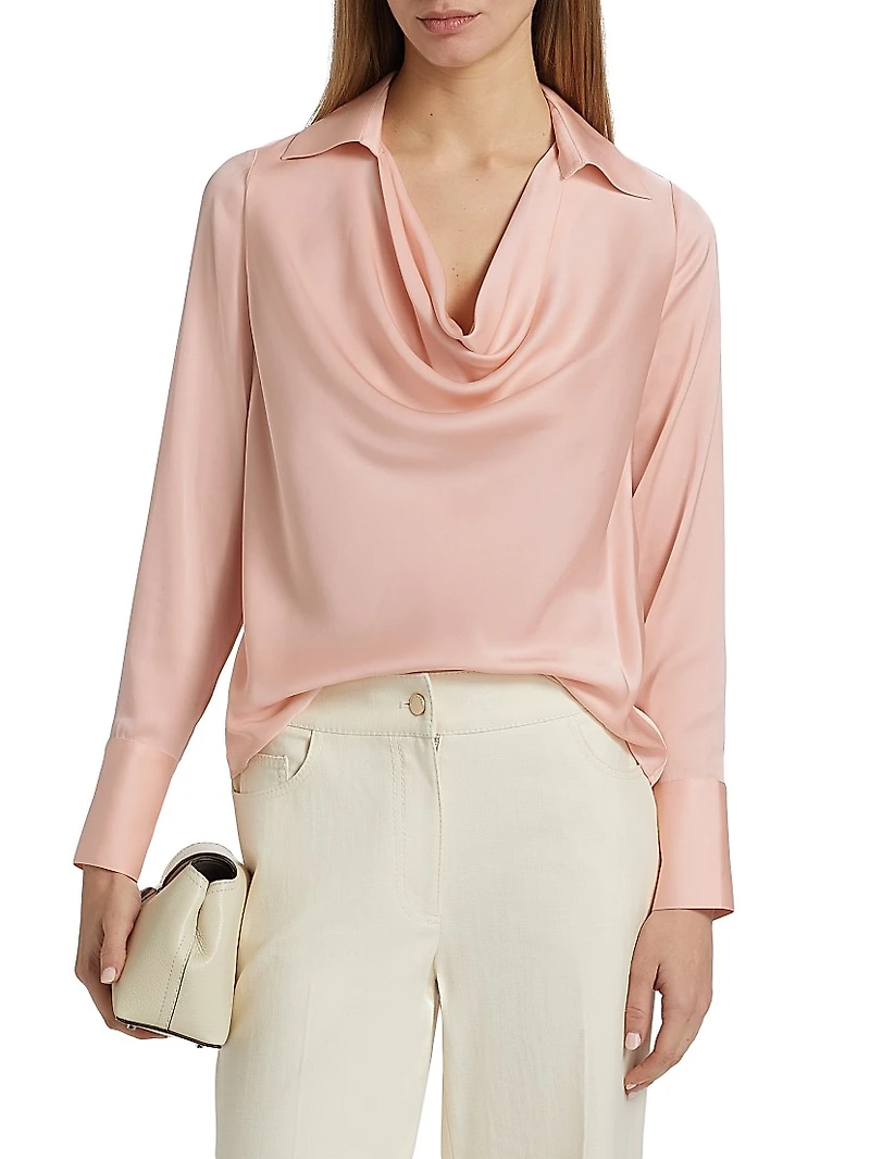 The Ciaran Draped Blouse