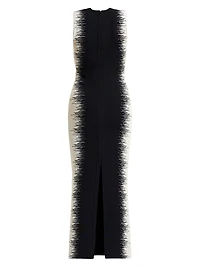 Ruby Intarsia Body-Con Gown