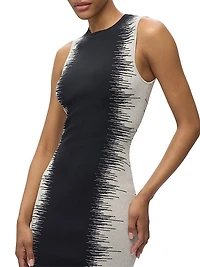 Ruby Intarsia Body-Con Gown