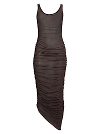 Stevie Sheer Cover-Up Midi-Dress