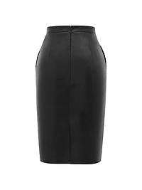 Pencil Skirt in Lambskin