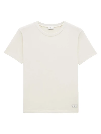 T-Shirt with Short Sleeve Crewneck