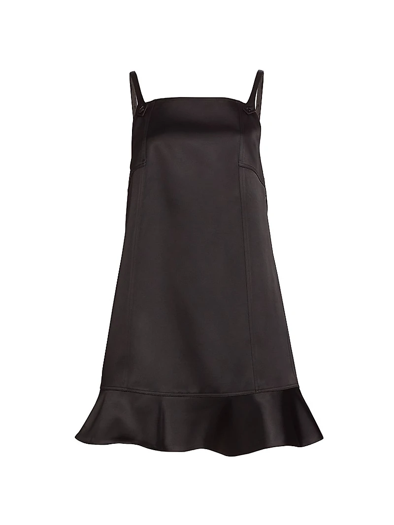 Duchesse Satin Sleeveless Minidress
