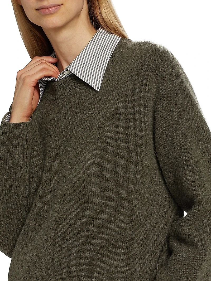 Alfie Cashmere Crewneck Sweater