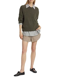 Alfie Cashmere Crewneck Sweater