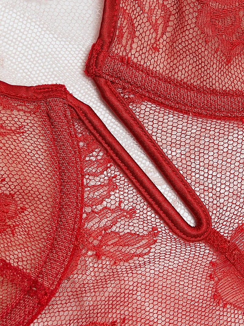 Bouquet Lace Heart Bodysuit