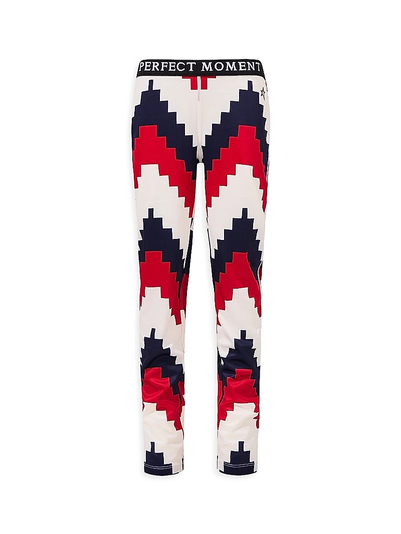 Little Kid's & Chevron Thermal Joggers