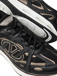 VLogo Easyjog Low-Top Sneaker Calfskin and Fabric