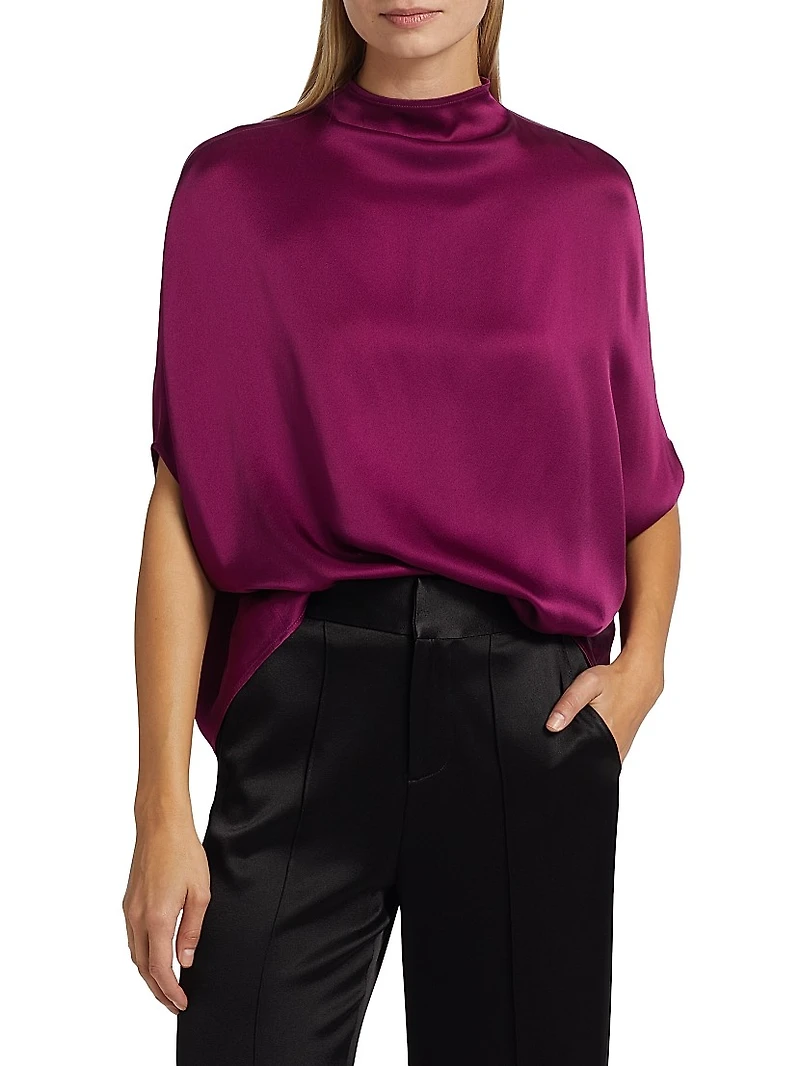 Satin Cape T-Shirt