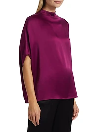 Satin Cape T-Shirt