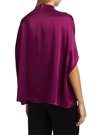 Satin Cape T-Shirt