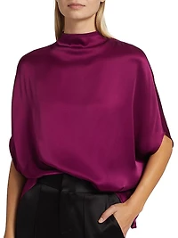 Satin Cape T-Shirt