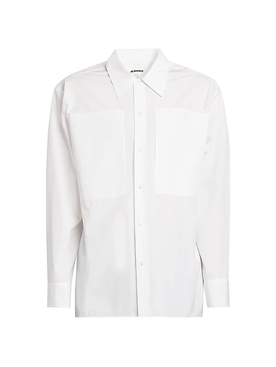 Tuesday A.M. Cotton Button-Up Shirt