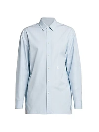 Thursday Stripes Cotton Button-Up Shirt