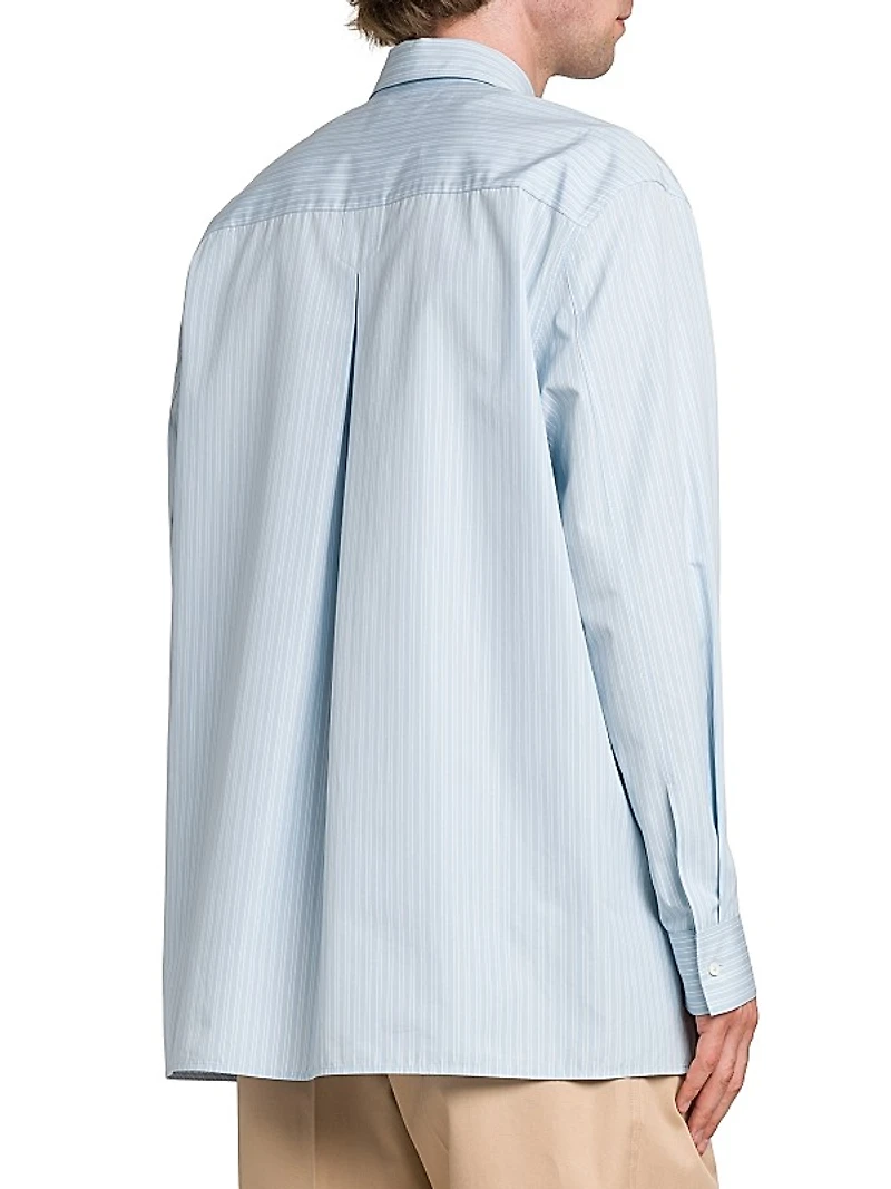 Thursday Stripes Cotton Button-Up Shirt