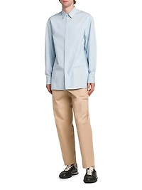 Thursday Stripes Cotton Button-Up Shirt