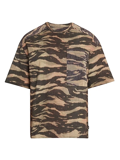 Tiger Stripe Crewneck T-Shirt