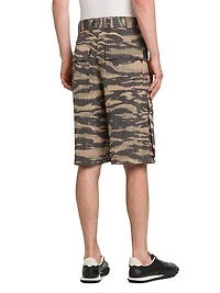 Camouflage Belted Shorts