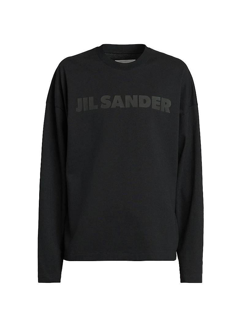 Logo Cotton Long-Sleeve Shirt