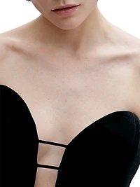 Lia Velvet Peplum Dress