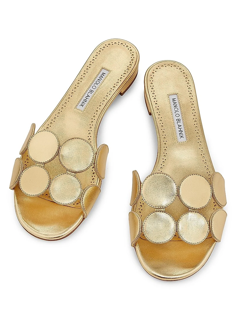 Haribal Nappa Leather Flats