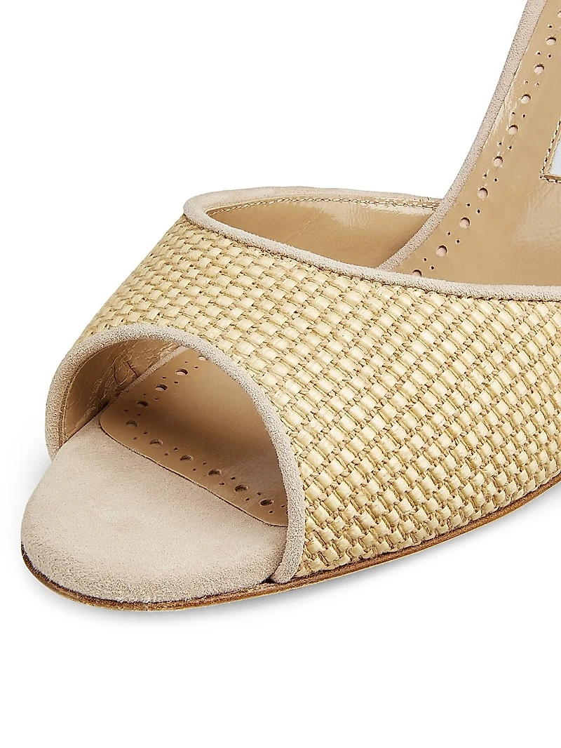 Jadara 70MM Raffia Mules