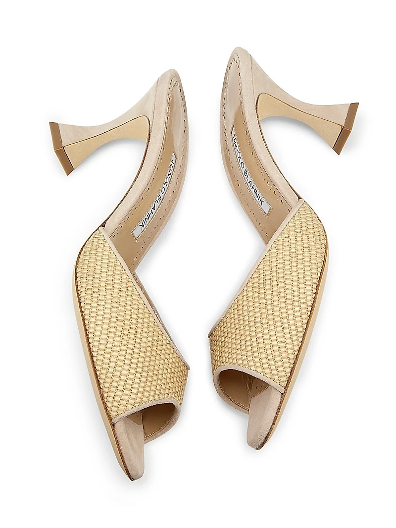 Jadara 70MM Raffia Mules