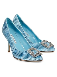 Hangisi 90MM Embellished Satin Pumps