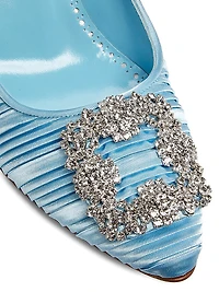 Hangisi 90MM Embellished Satin Pumps