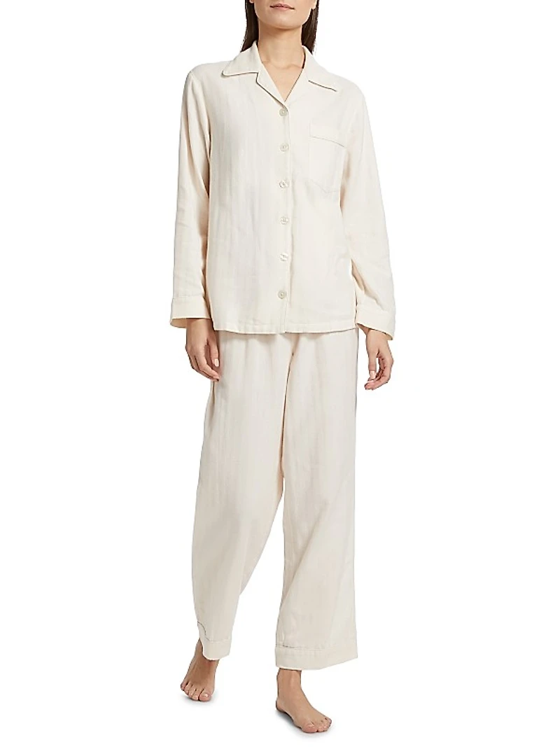 Super Soft Brushed Herringbone Pajamas