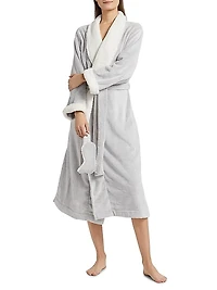 Plush Sherpa Robe & Sleep Mask Set