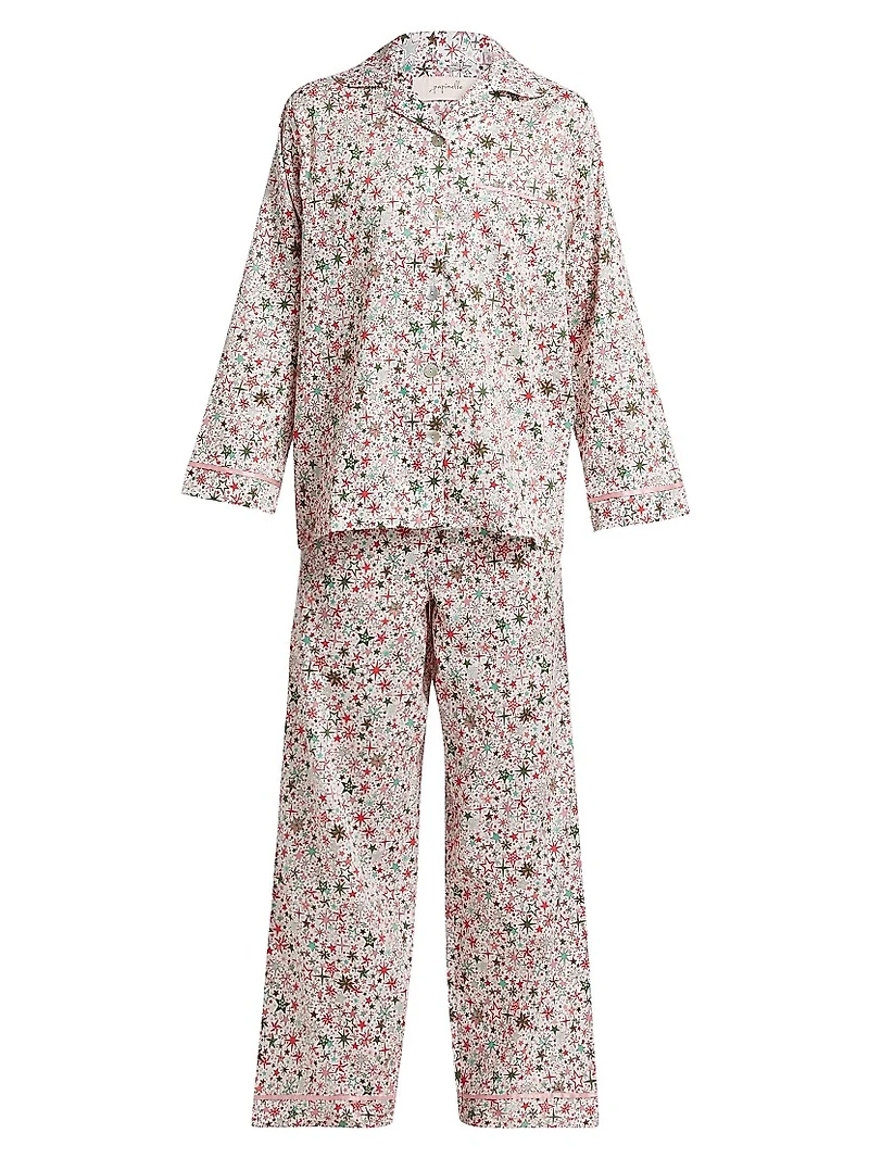 Christmas Stars Full Length Pajamas