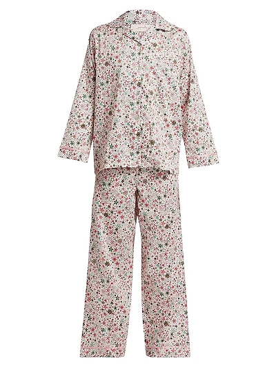 Christmas Stars Full Length Pajamas