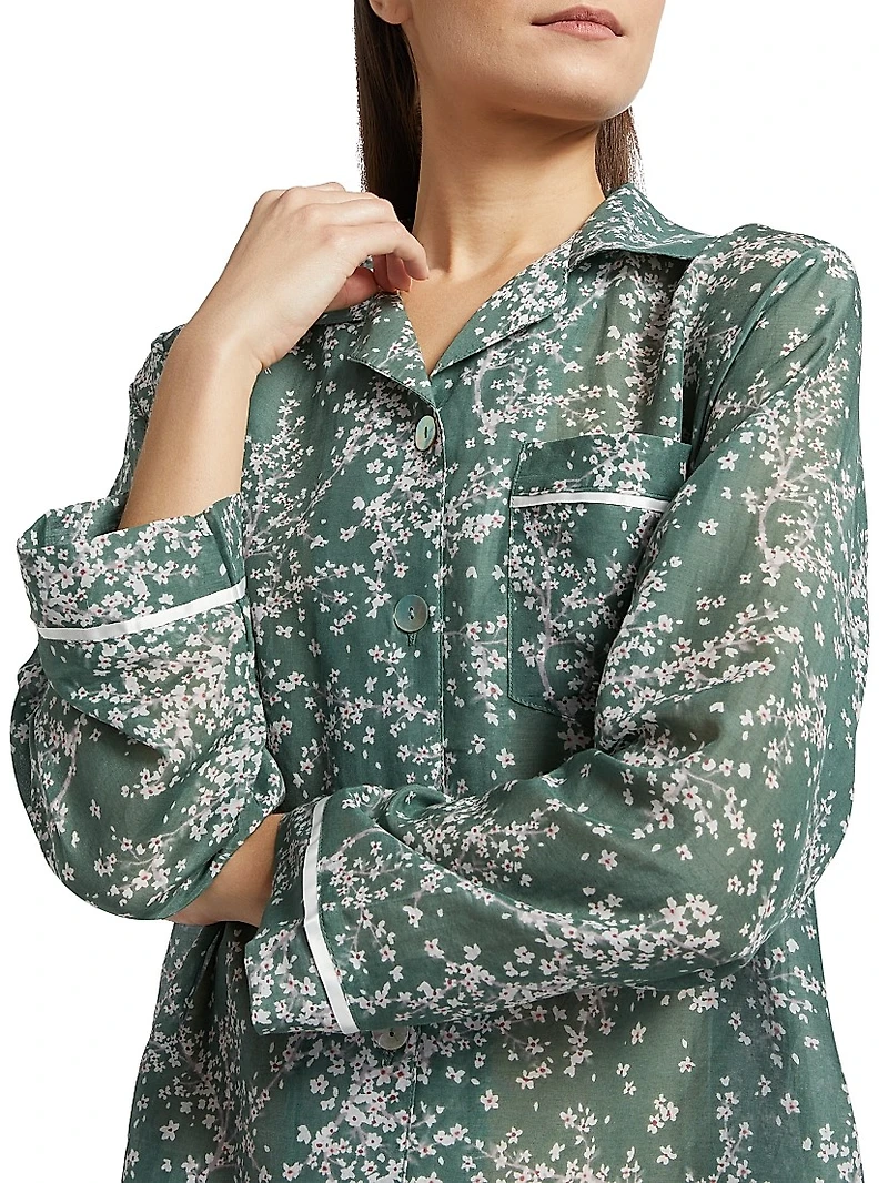 Cheri Blossom Full Length Pajamas
