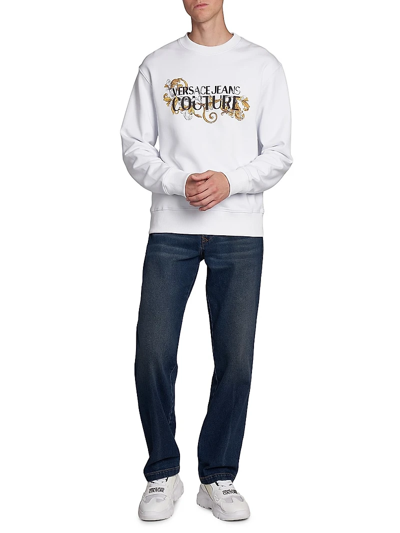 Logo Screen-Printed Sweatshirt