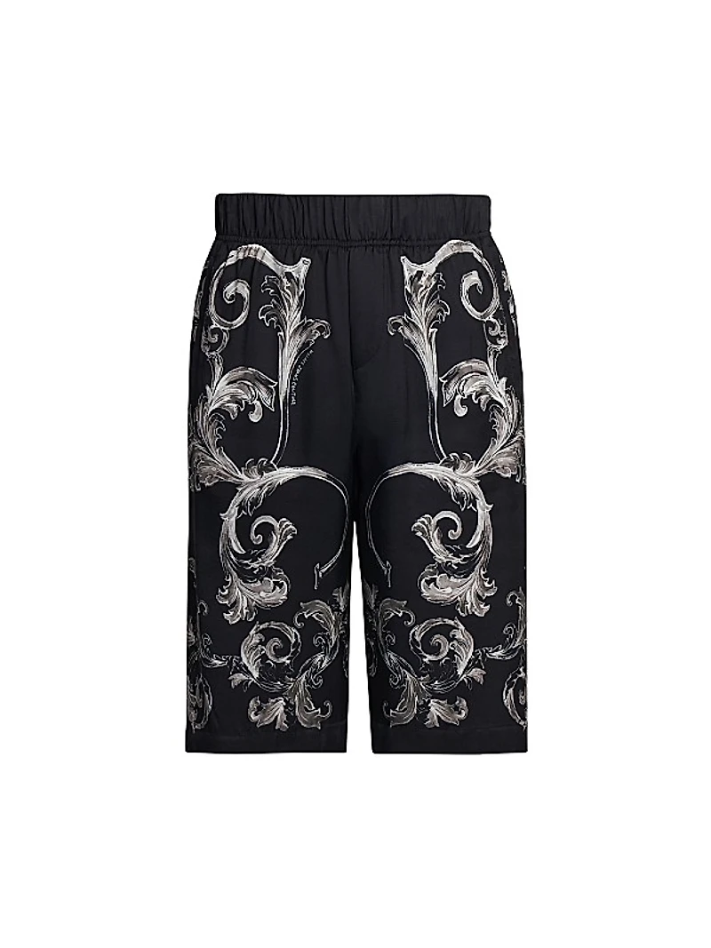 Baroque Knee-Length Shorts