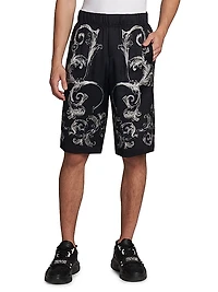 Baroque Knee-Length Shorts