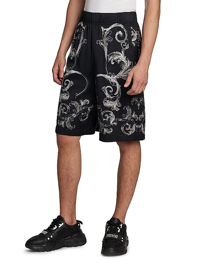 Baroque Knee-Length Shorts