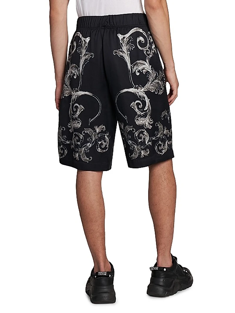 Baroque Knee-Length Shorts